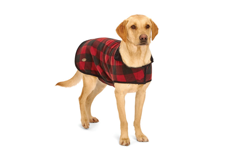 Buffalo plaid sale dog jacket