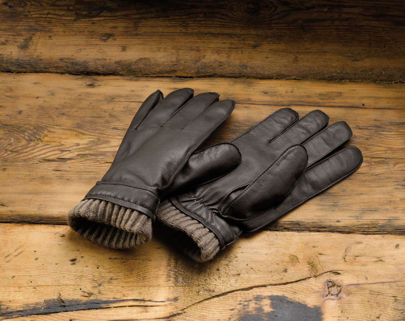 Dorset Goatskin-and-Cashmere Gloves -  image number 1