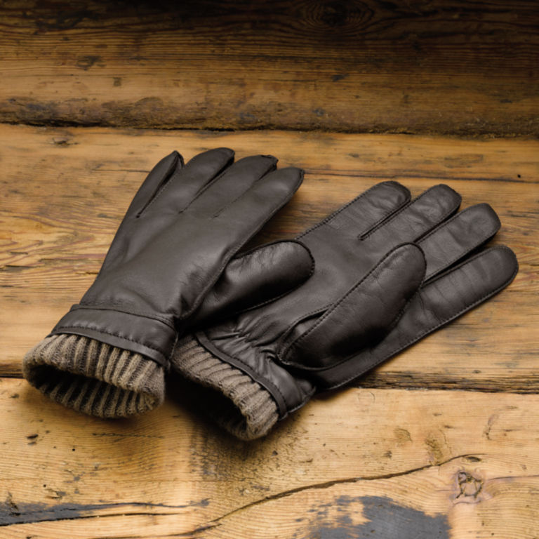 Dorset Goatskin-and-Cashmere Gloves -  image number 1