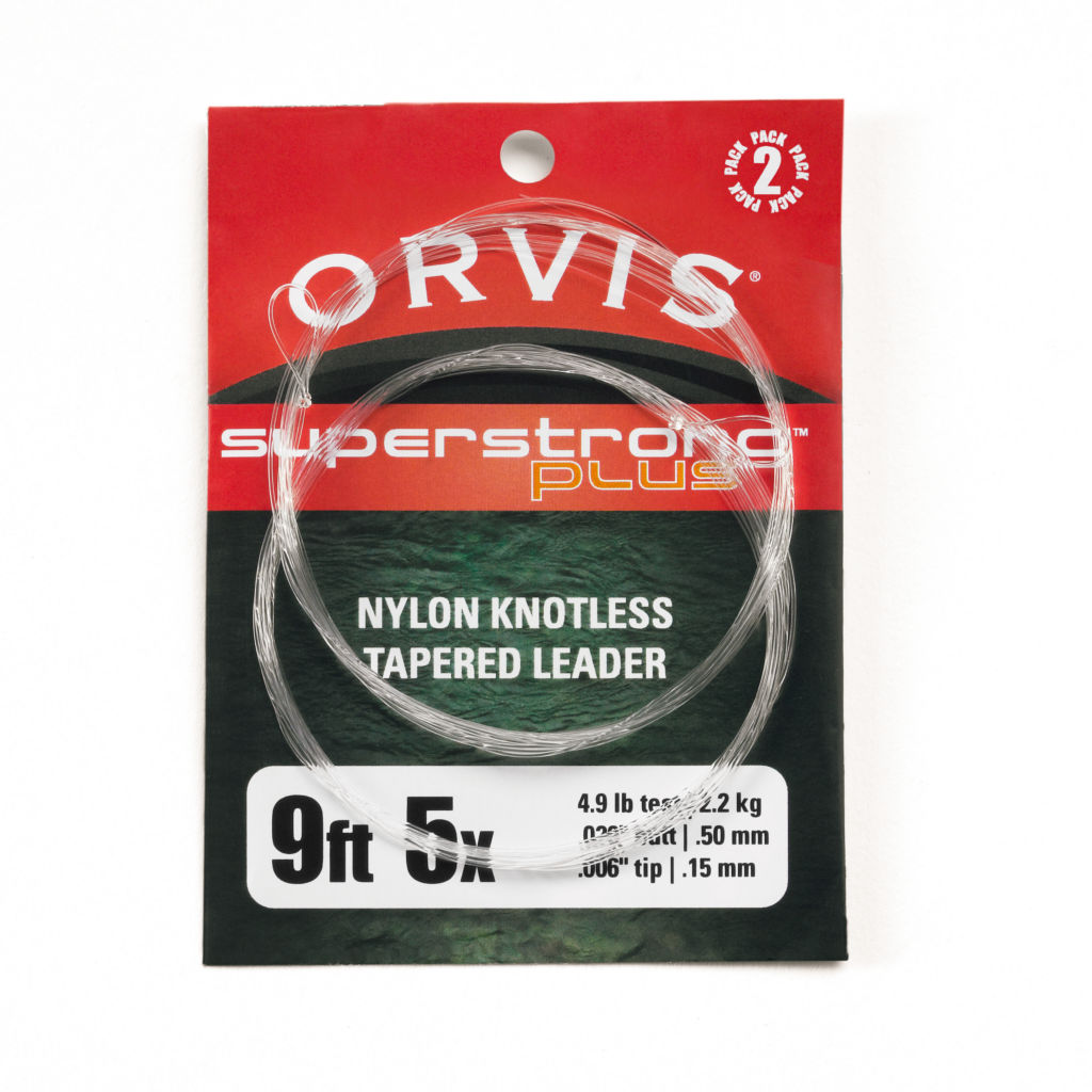 SuperStrong Plus Tapered Fly Fishing Leader 2PK