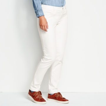 Sueded Stretch Chinos - image number 2