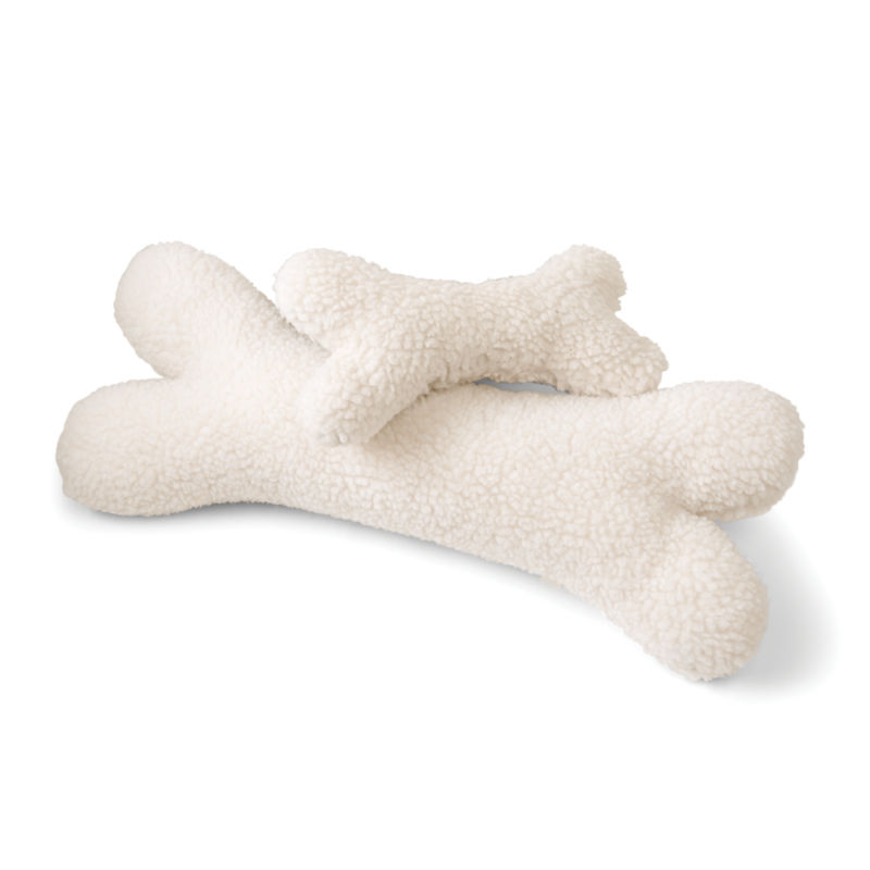 Fleece Dog Bone Squeaky Toy Orvis