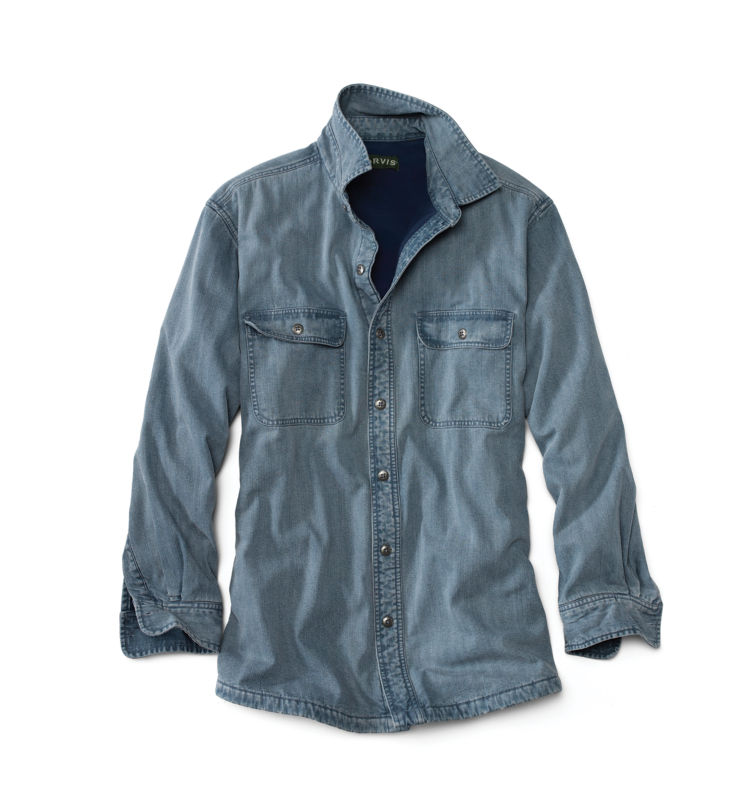 Denim shirt hotsell lined with flannel