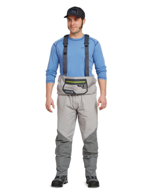 A man in Ultralight Convertible Waders.