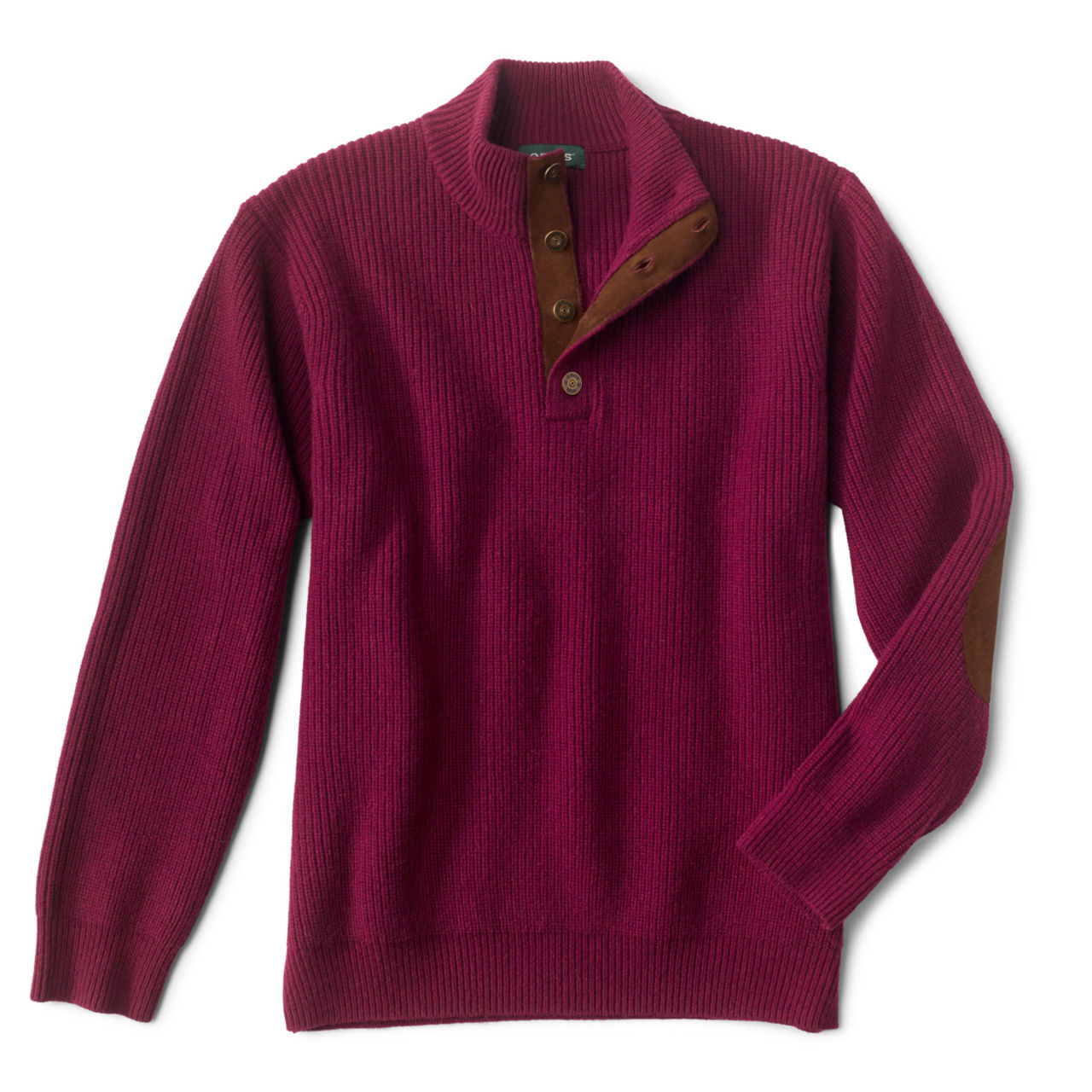 Quail Creek Button Mock Pullover - PORT image number 0