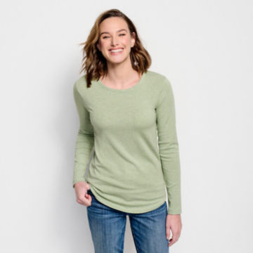 Long-Sleeved Relaxed Perfect Tee - image number 0