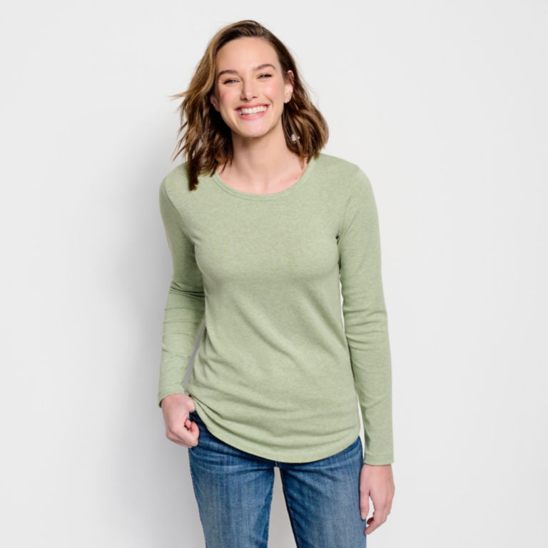 Long-Sleeved Relaxed Perfect Tee -  image number 0