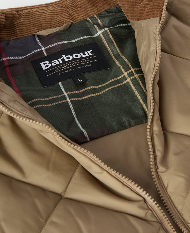Barbour&reg; Finn Gilet - MILITARY BROWN image number 6