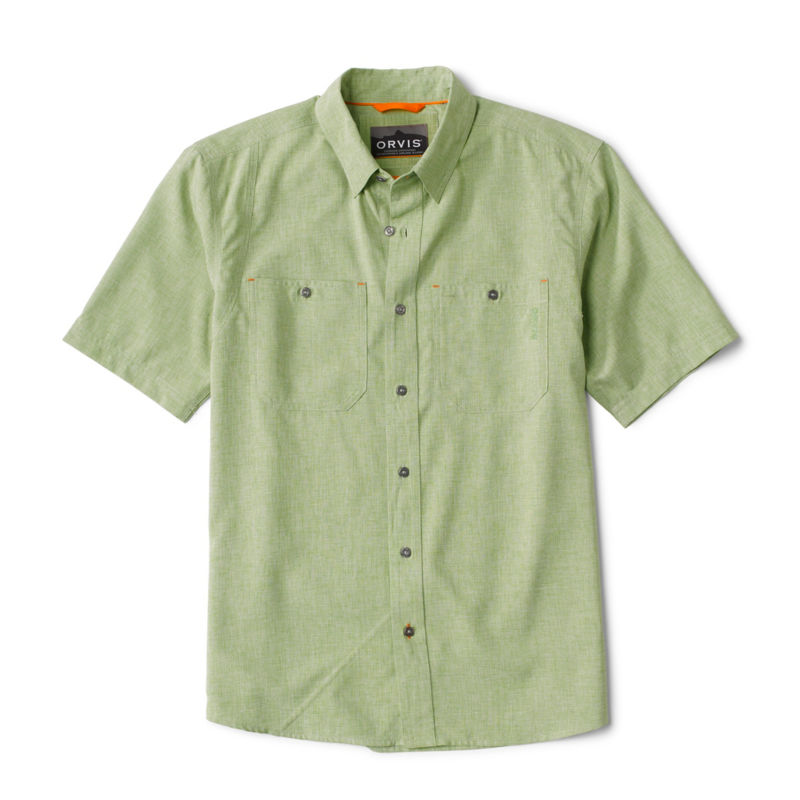 Men's Tech Chambray Short-Sleeve Work Shirt - MOJITO image number 0