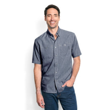 Tech Chambray Short-Sleeved Work Shirt - image number 1