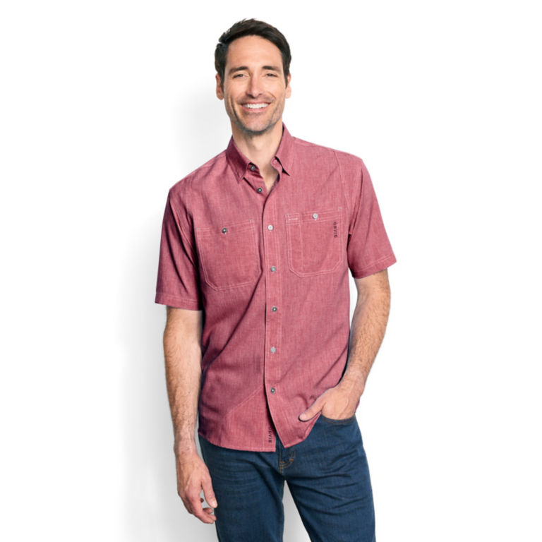 Tech Chambray Short-Sleeved Work Shirt -  image number 1