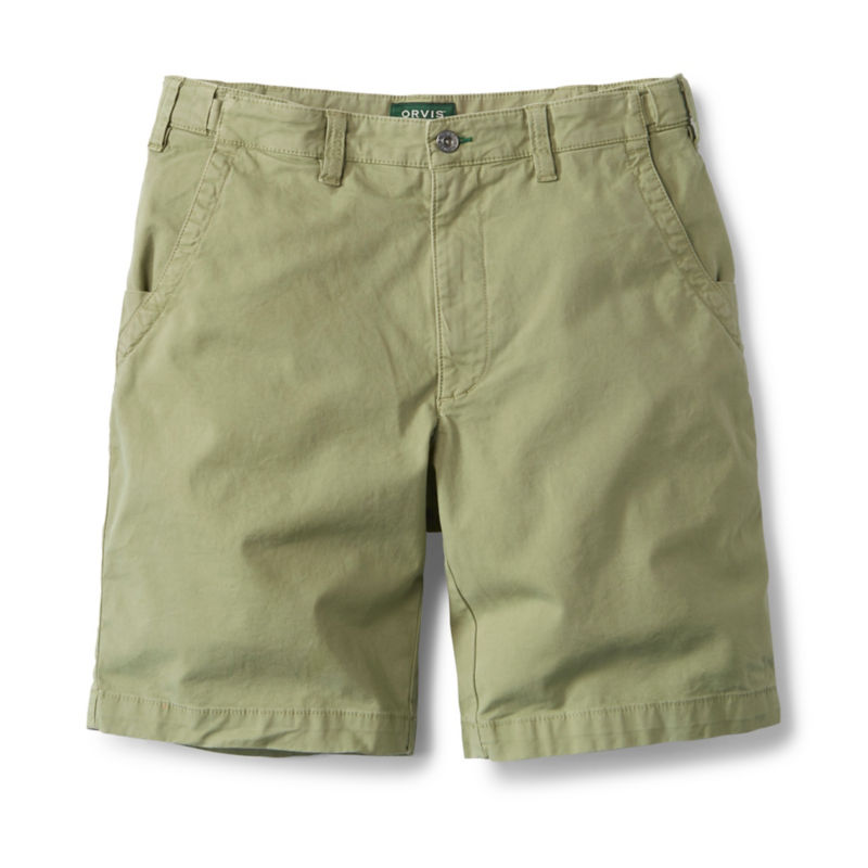 Men's Montana Morning&reg; EZ-Waist Stretch 9" Shorts - OLIVINE image number 0