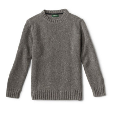 Newbridge Donegal Crewneck Sweater - CHARCOAL