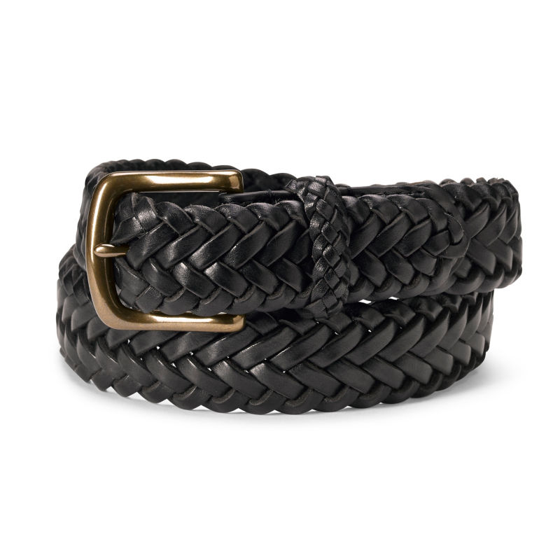 Classic Latigo Braid Belt - BLACK