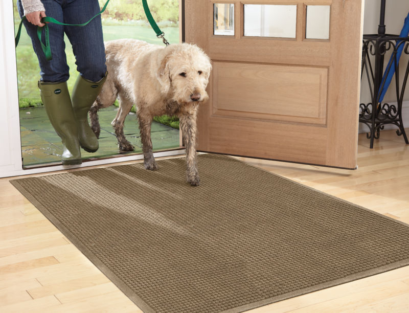 Recycled WaterHog&reg; Grid Mat - CAMEL image number 1