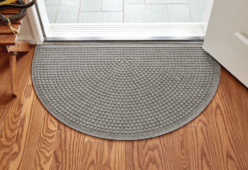 Recycled WaterHog&reg; Grid Mat - GRAY image number 2