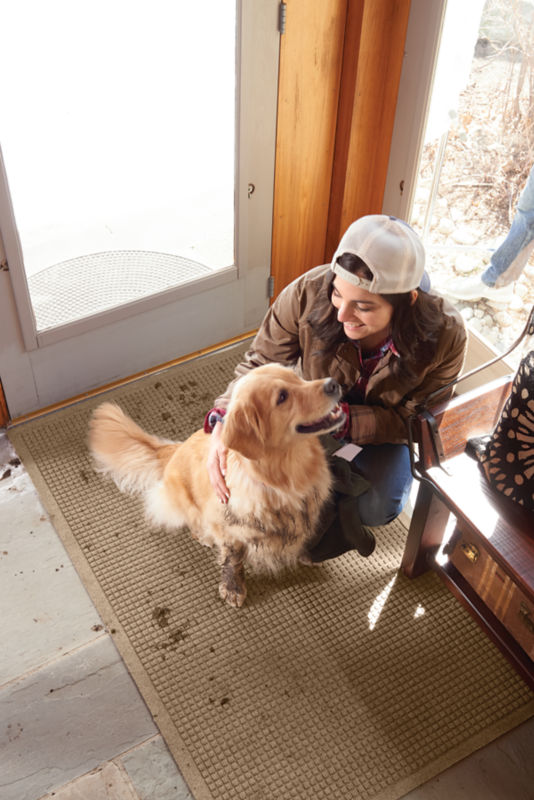 Recycled WaterHog&reg; Grid Mat - CAMEL image number 2