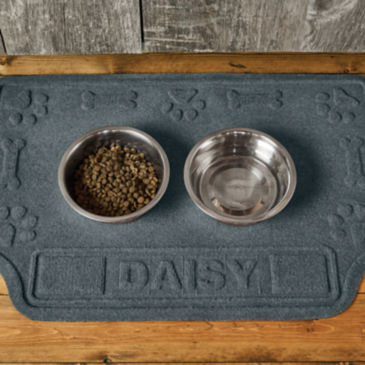 Paws and Bones Recycled Water Trapper®  Placemat - BLUESTONE