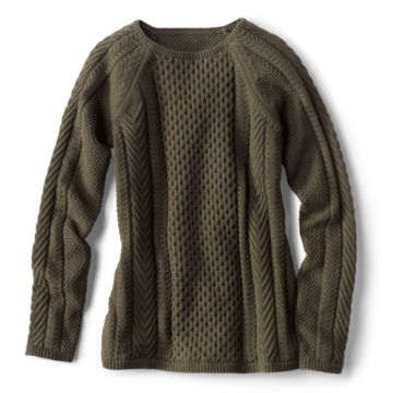 Cotton Cable-Stitch Sweater - image number 3