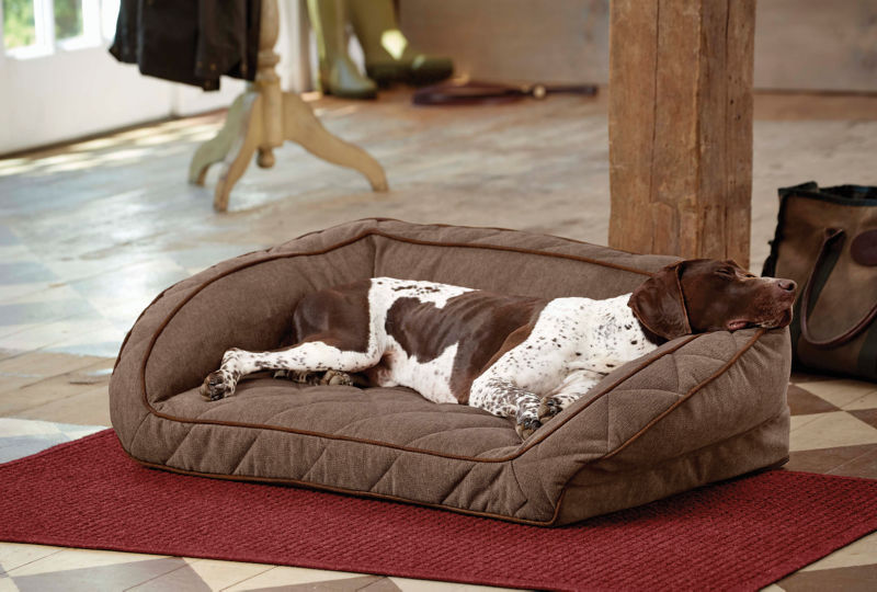 Orvis round shop dog bed