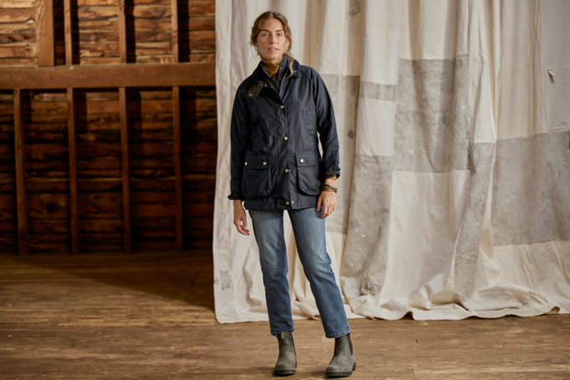 Barbour&reg; Acorn Waxed Jacket - NAVY