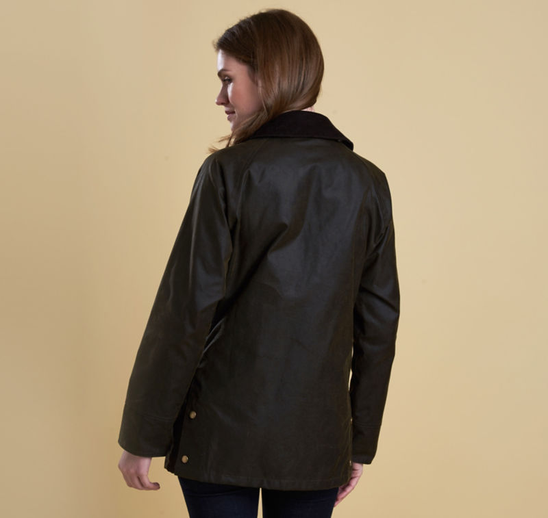 Barbour&reg; Acorn Waxed Jacket - OLIVE image number 3