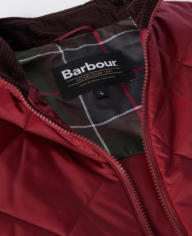 Barbour&reg; Finn Gilet - BRICK RED image number 7