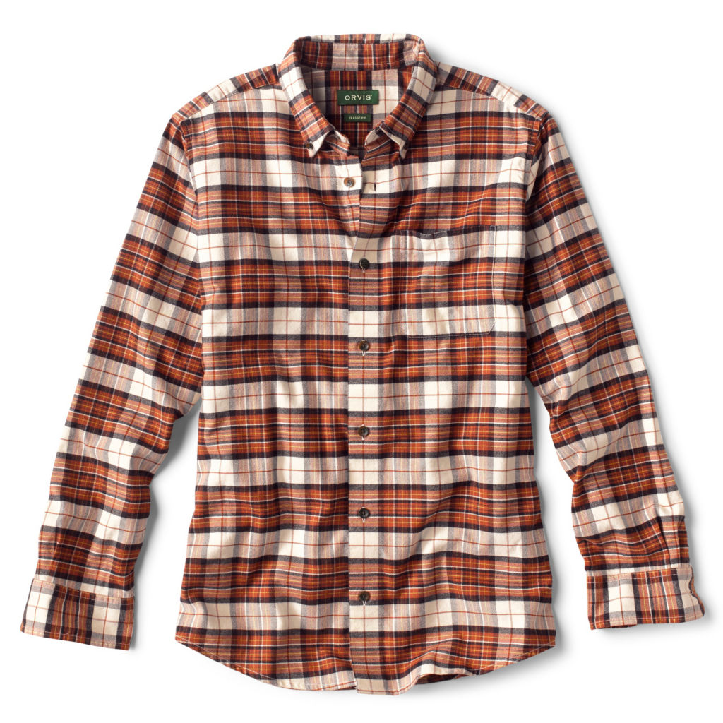 Lodge Flannel Long-Sleeved Shirt - BOURBON image number 0