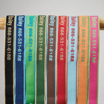 Personalized Bamboo Collar - image number 1