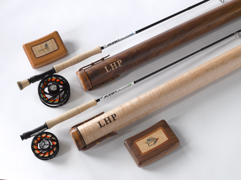 wooden fly rod tube