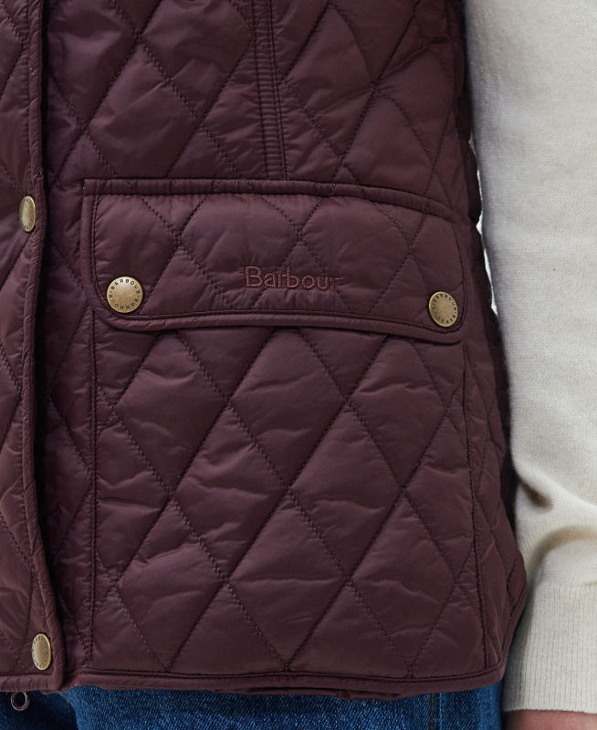 Barbour&reg; Otterburn Gilet - BLACK CHERRY image number 2