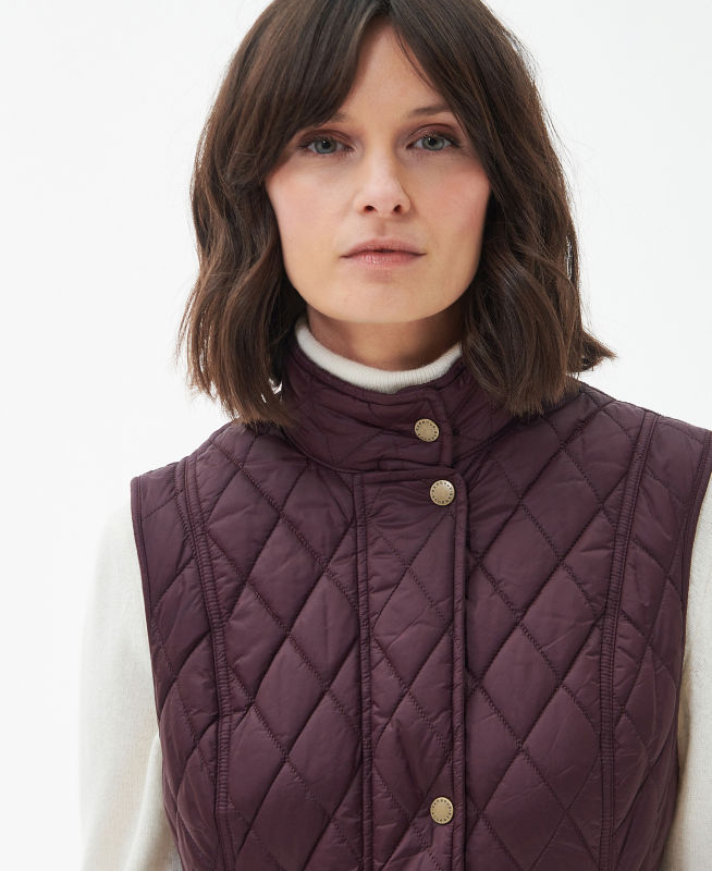 Barbour&reg; Otterburn Gilet - BLACK CHERRY image number 1