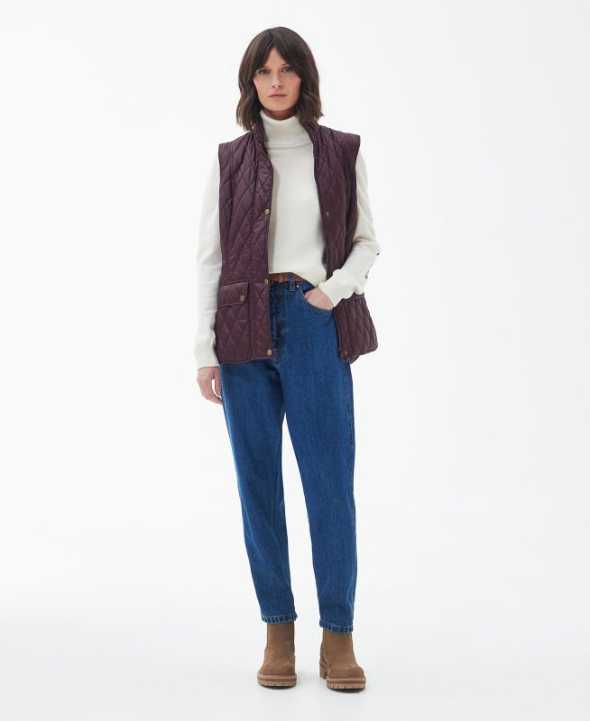 Barbour&reg; Otterburn Gilet - BLACK CHERRY image number 3