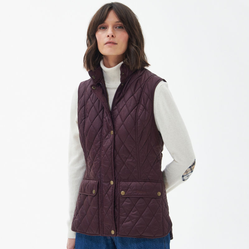 Barbour&reg; Otterburn Gilet - BLACK CHERRY