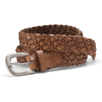 Braided Leather Belt - image number 0