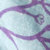 Embroidered Cotton Bandana - BLUE FOG