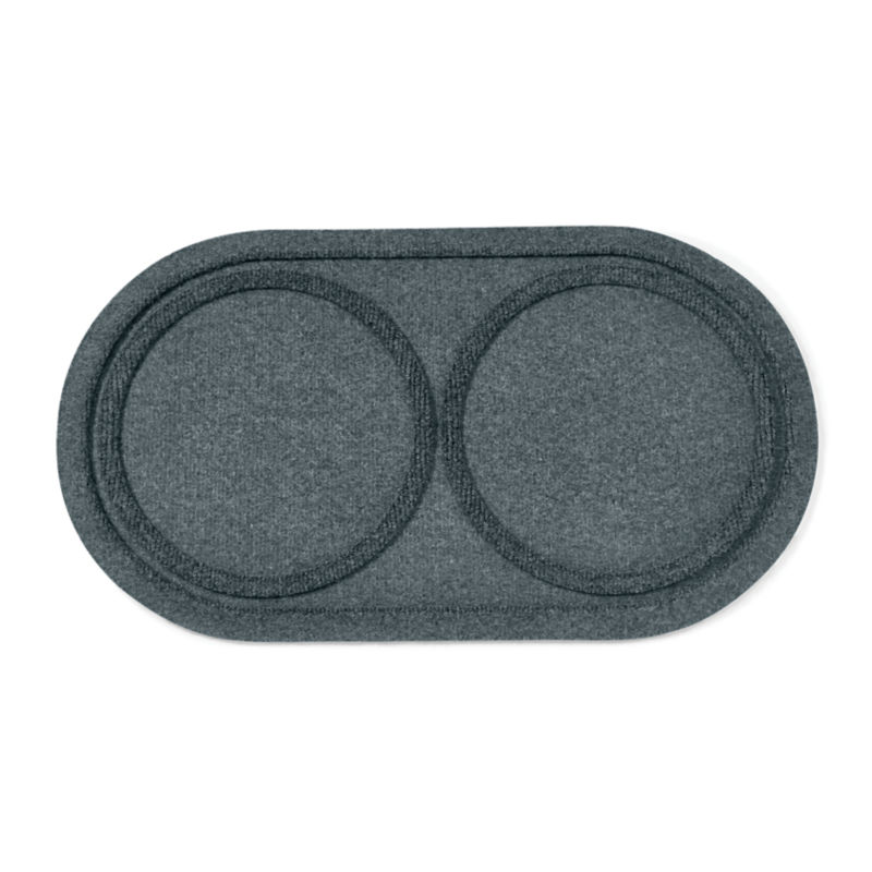 Recycled WaterHog&reg; Bowl Holder Mat - BLUESTONE image number 0