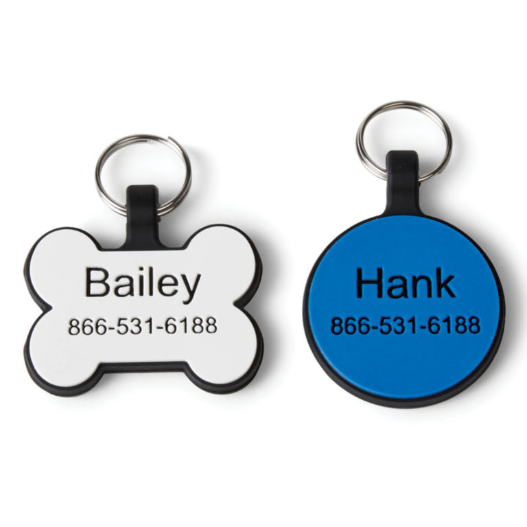 Silicone No-Rattle Dog Tag -  image number 0
