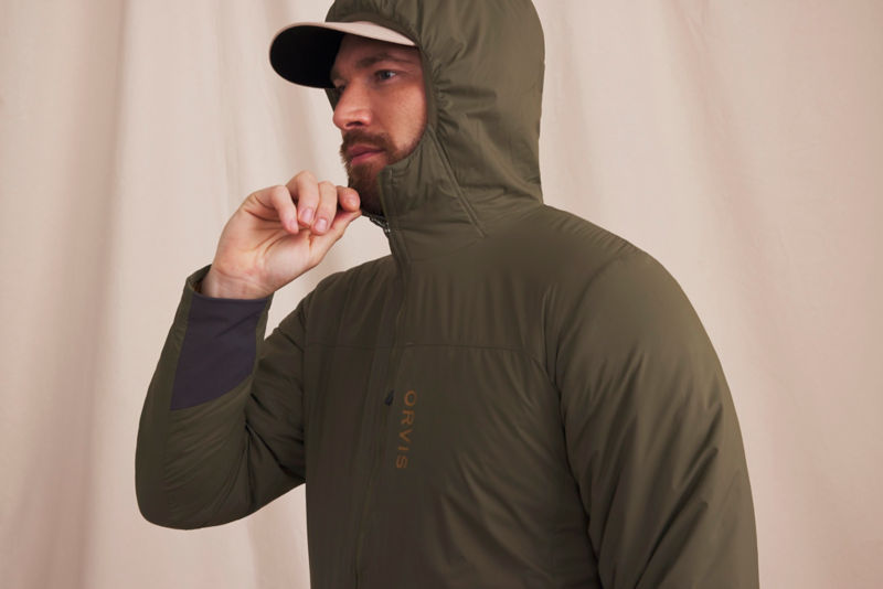 Men&rsquo;s PRO Insulated Hoodie - TARRAGON image number 1