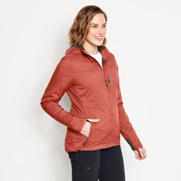 Women's PRO Insulated Hoodie - RHUBARBimage number 3