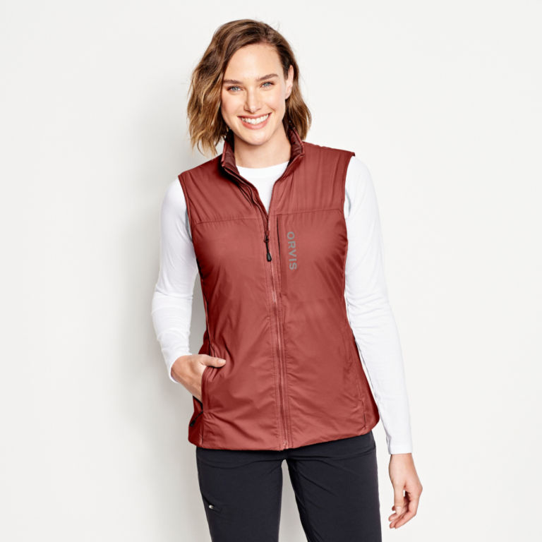 Women's PRO Insulated Vest - RHUBARB image number 1