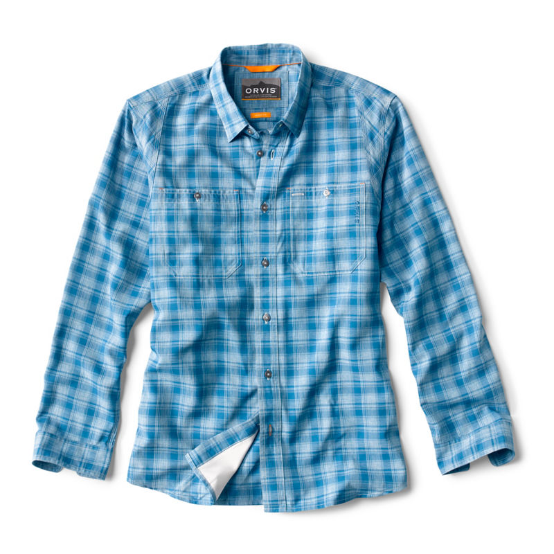 Orvis LS Tech Chambray Work Shirt / Blue Moon - Andy Thornal Company