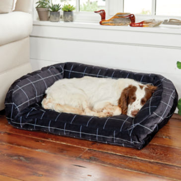 ToughChew®  Memory Foam Bolster Dog Bed - 