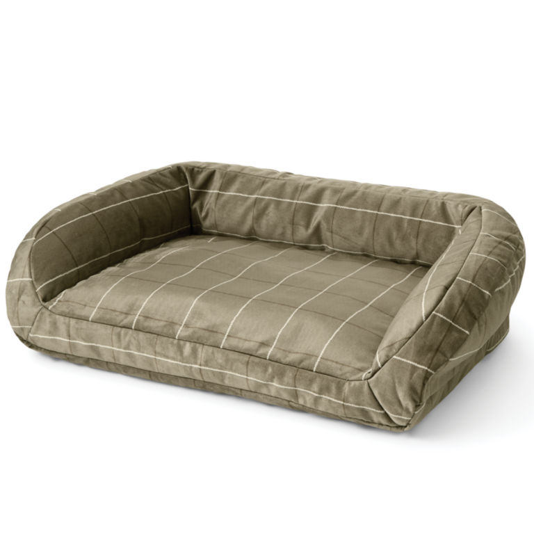 ToughChew®  ComfortFill-Eco™ Bolster Dog Bed - LODEN image number 1