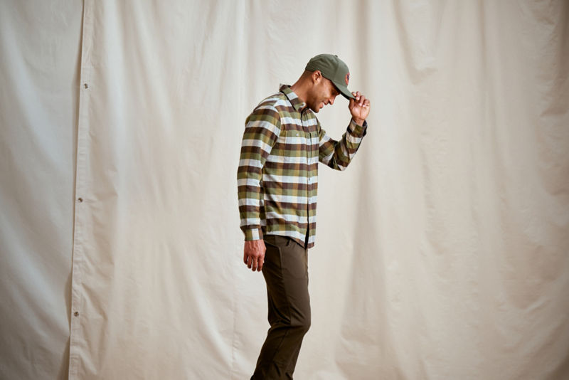 Flat Creek Tech Flannel Shirt - TARRAGON/MOSS image number 3