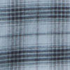 Flat Creek Tech Flannel Shirt - PEWTER BLUE/NAVY PLAID