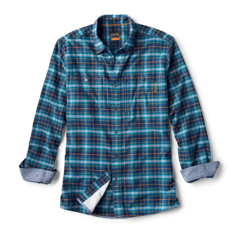 Flat Creek Tech Flannel - BLUE LAGOON image number 0