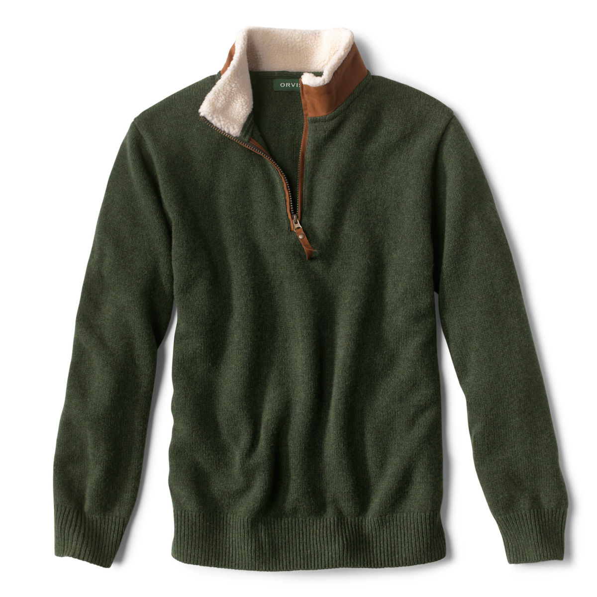 Stowe Quarter-Zip Sweater - OLIVEimage number 0