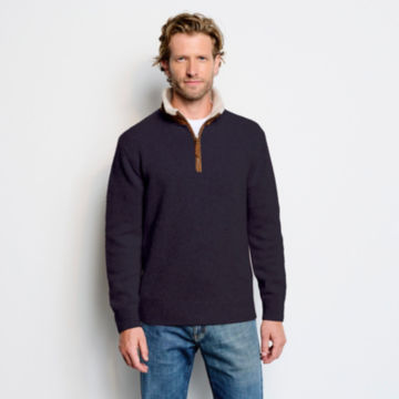 Stowe Quarter-Zip Sweater - NAVYimage number 1