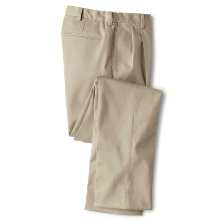 Wrinkle-Free Stretch Chinos Pleated -  image number 0